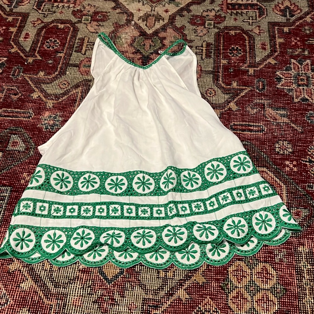 Zara embroidered halter top